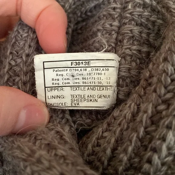 Sweater Knitt Classic Cardy Ugg S/N 5649 Grey - Picture 8 of 12